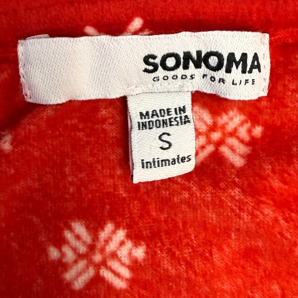 Sonoma Goods For Life Women’s Red Pajama Set – Size S - Picture 2 of 15